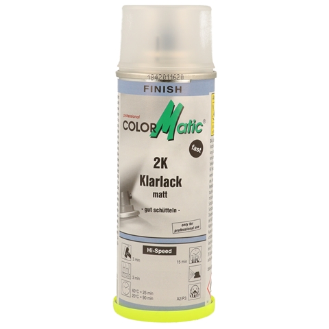 Imagine pentru produsul „SOLUTIE RESTAURARE PETE 2K CLEAR COAT W.HARDENER MAT 200 ML"