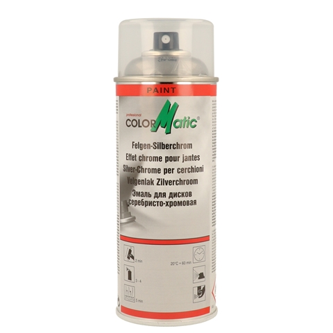 Imagine pentru produsul „SPRAY JANTE CROM ARGINTIU WHEEL SPRAY SILVERCHROME 400 ML"