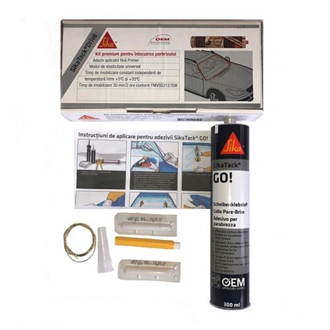 SET ADEZIV PARBRIZ - SIKA TACK GO