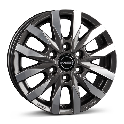 Imagine pentru produsul „JANTA 6.5JX16 6X130X84.1 ET54 CW6 65654130684,1MAGP/T MISTRAL ANTHRACITE POLISH"