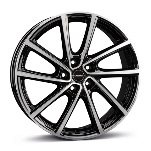 Imagine pentru produsul „JANTA 7JX19 5X114.3X66.1 ET40 V 70940114,3566,1BPG BLACK POLISHED GLOSSY"