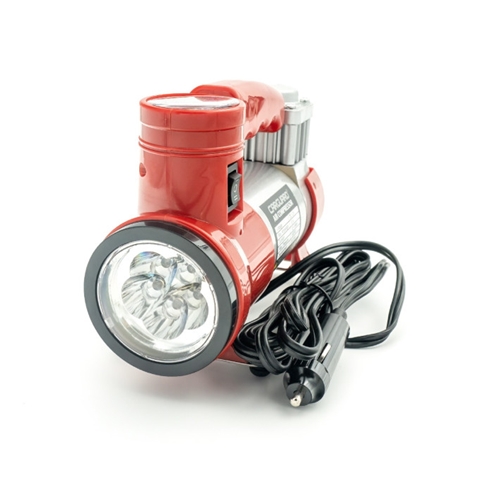Imagine pentru produsul „COMPRESOR AUTO 12V CU CARCASA METAL SI LANTERNA LED"