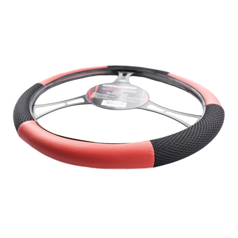 HUSA VOLAN AUTO NEGRU-ROSU DIAM 38CM
