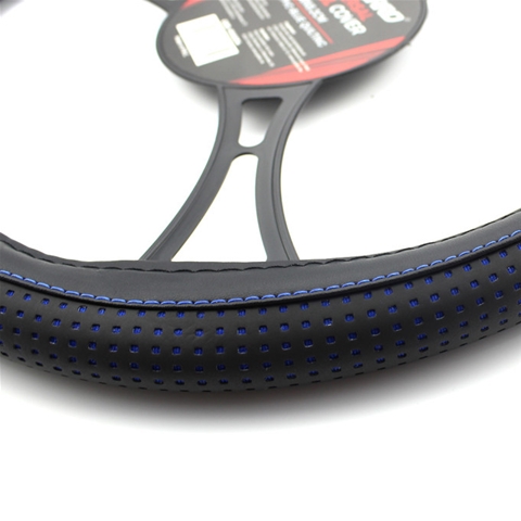 HUSA VOLAN AUTO NEGRU-ALBASTRU DIAM 38CM