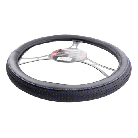 HUSA VOLAN AUTO NEGRU-ALBASTRU DIAM 38CM