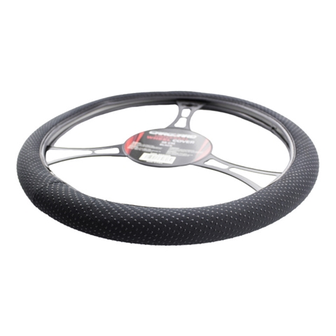 HUSA VOLAN AUTO CU PERLE DIAM 38CM