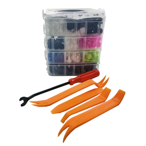 SET 470 BUC CLEME DIN PLASTIC CU 5 UNELTE