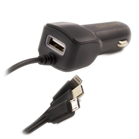 Imagine pentru produsul „INCARCATOR AUTO CU INCARCARE RAPIDA TYPE-C, MICRO-USB, IPHONE"