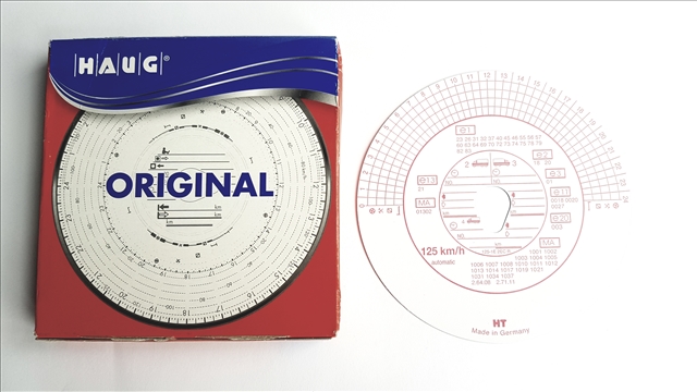 Imagine pentru produsul „SET 100 DIAGRAME TAHOGRAF AUTOMATIC 125KM HAUG"