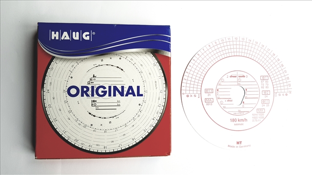 Imagine pentru produsul „SET 100 DIAGRAME TAHOGRAF AUTOMATIC 180KM HAUG"