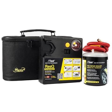 Imagine pentru produsul „KIT REPARAT PANA COMPRESOR+SOLUTIE ETANSARE ROATA RESQ AIRMAN"