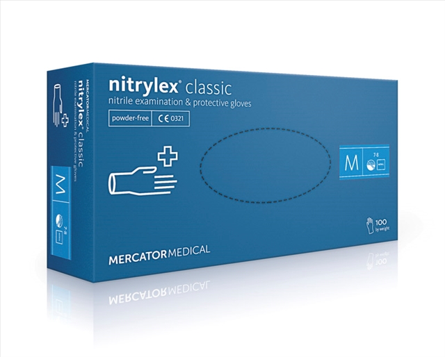 Imagine pentru produsul „CUTIE MANUSI NITRIL MARIME XL (100 BUCATI) AD"