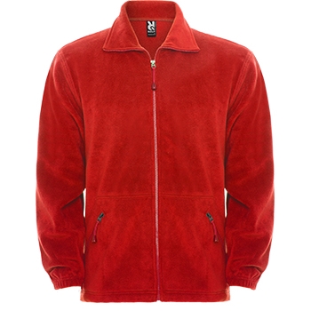 Imagine pentru produsul „JACHETA DIN FLEECE ROSIE, PERSONALIZATA PRIN BRODERIE MARIMEA XXL"