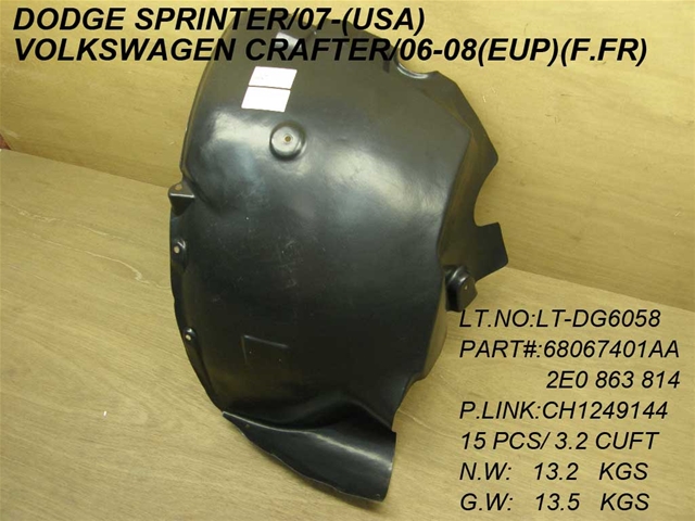 Imagine pentru produsul „CARENAJ DR FATA (SECTIUNE FATA)  SPRINTER  08/06>> // VW-CRAFTER  12/05>>  -A.M."