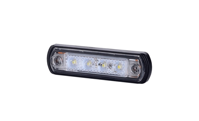 LAMPA DE POZITIE UNIVERSALA FATA, ALBA, CU RAMA DE CAUCIUC, 4 LEDURI - HORPOL