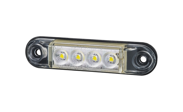 LAMPA DE POZITIE UNIVERSALA FATA TIP SLIM, ALBA, 4 LEDURI - HORPOL