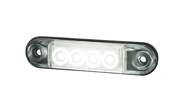 LAMPA DE POZITIE UNIVERSALA FATA TIP SLIM, ALBA, 4 LEDURI - HORPOL
