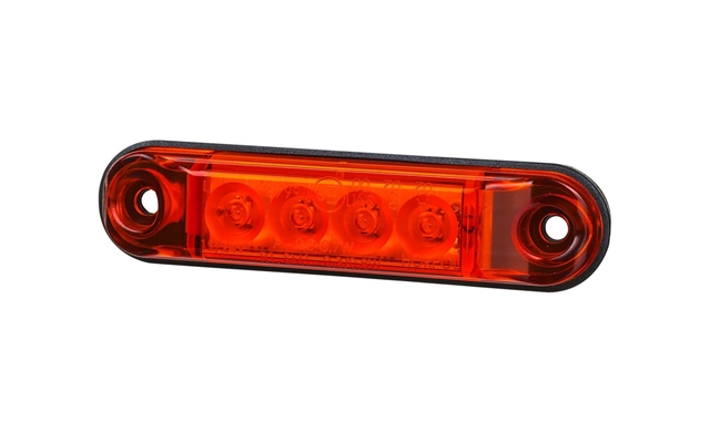 Imagine pentru produsul „LAMPA DE POZITIE UNIVERSALA SPATE TIP SLIM, ROSIE, 4 LEDURI - HORPOL"