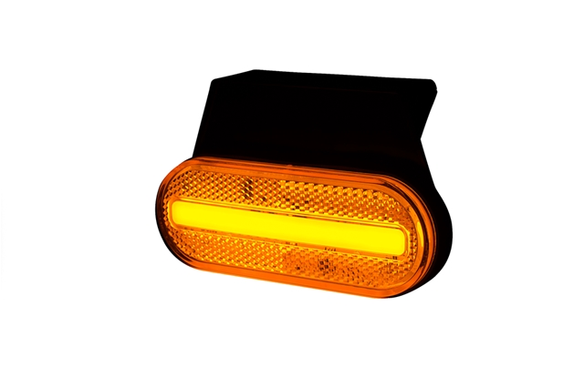 LAMPA DE POZITIE UNIVERSALA LATERALA PORTOCALIE, 12 LEDURI, VERSIUNE NEON  - HORPOL