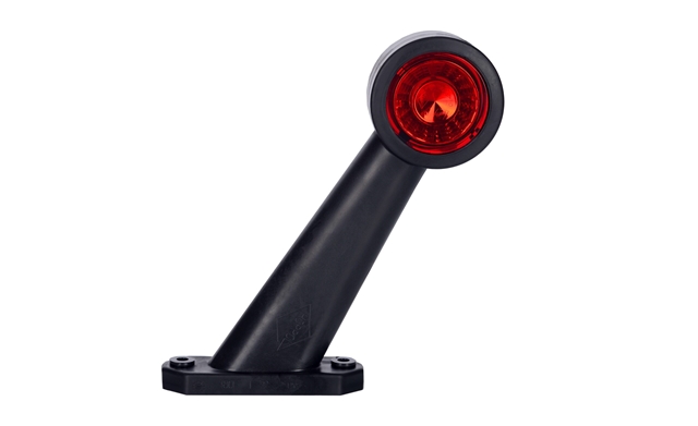 LAMPA GABARIT STANGA, 2 LEDURI, CU BRAT LUNG OBLIC - HORPOL