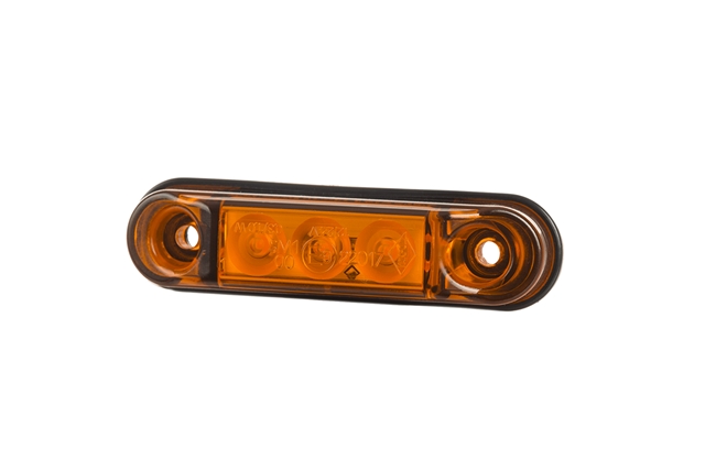 LAMPA LATERALA UNIVERSALA PORTOCALIE, TIP SLIM, 3 LEDURI - HORPOL