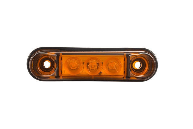 LAMPA LATERALA UNIVERSALA PORTOCALIE, TIP SLIM, 3 LEDURI - HORPOL