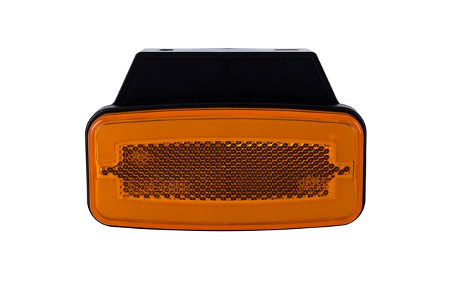 LAMPA LATERALA UNIVERSALA PORTOCALIE CU REFLECTORIZANT, VERSIUNE NEON, 24 LEDURI - HORPOL