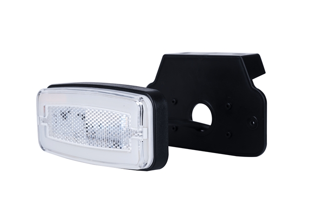 LAMPA LATERALA UNIVERSALA PORTOCALIE CU REFLECTORIZANT, VERSIUNE NEON, 24 LEDURI - HORPOL