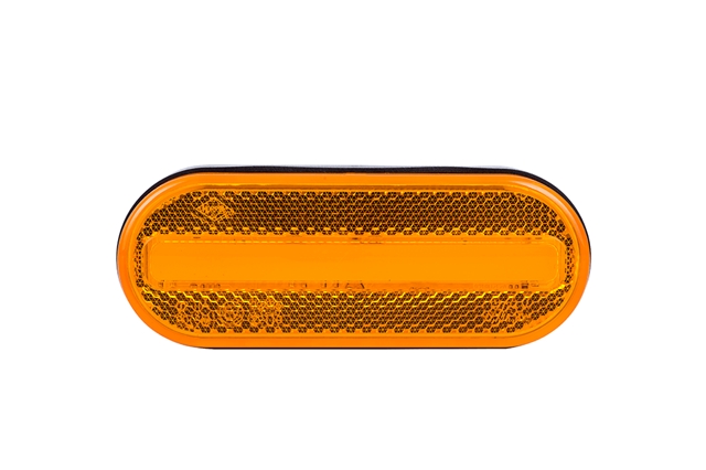 LAMPA LATERALA UNIVERSALA PORTOCALIE CU REFLECTORIZANT, VERSIUNE NEON, 12 LEDURI - HORPOL
