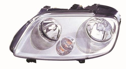 Imagine pentru produsul „FAR TOURAN 03- ,CADDY 04, H7,H1, FARA MOT, CROM-A.M."