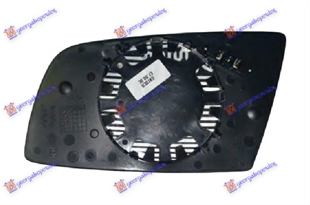 GEAM OGLINDA DREAPTA INCALZIT HELIOMAT CU UNGHI DR BMW SERIES 5 (E60/61) 03-10 - A.M.
