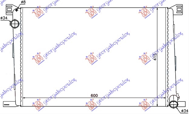 RADIATOR  MINI COOPER/ONE (R56) 06-11 - GBG A.M.