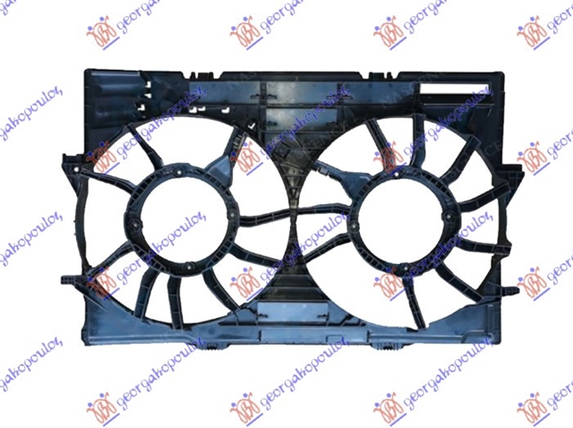 Imagine pentru produsul „CARCASA/SUPORT ELECTROVENTILATOARE TWIN 3.0 TFSI PETROL TDI DIESEL A4 07-11 - GBG A.M."