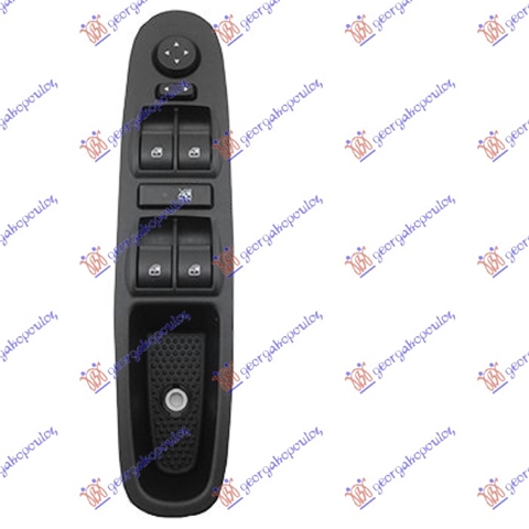 Imagine pentru produsul „BUTON MACARA ST (8 PINI) FIAT PUNTO EVO 09-12 - GBG A.M."