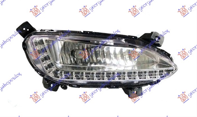 Imagine pentru produsul „PROIECTOR CEATA DR H8/LED FARA DRL HYUNDAI SANTA FE 12-16 - GBG A.M."