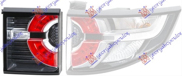 LAMPA SPATE DR (HELLA) LAND ROVER DISCOVERY SPORT 14- - GBG A.M.