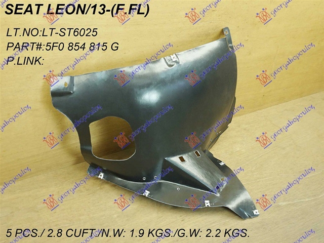 Imagine pentru produsul „CARENAJ ST SEAT LEON 13-17 - GBG A.M."