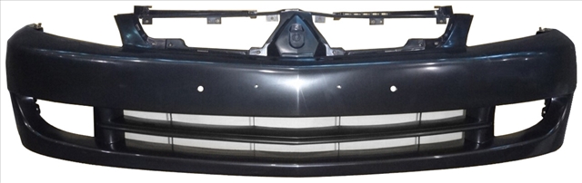 Imagine pentru produsul „BARA FATA NEAGRA CU GRILA CENTRALA  MITSUBISHI-LANCER  06>>07 J.L. TW"