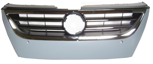 Imagine pentru produsul „GRILA  CROM +G.SENZ. PARCARE,FARA EMBL. PT RADIATOR  PASSAT-CC 09>>11 -A.M."