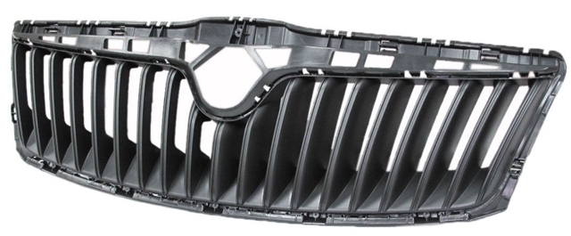 GRILA NEAGRA (FARA RAMA CROM) PT RADIATOR OCTAVIA-2  08>>13  -J.L. TW
