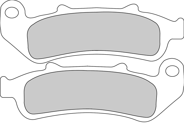 Imagine pentru produsul „SET PLACUTE FRANA ORGANICE - FERODO RACING"