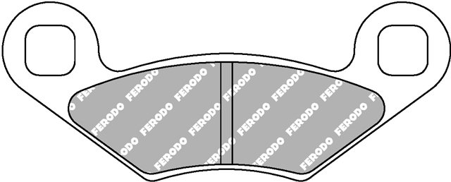 SET PLACUTE FRANA SINRIZATE OFF ROAD - FERODO RACING