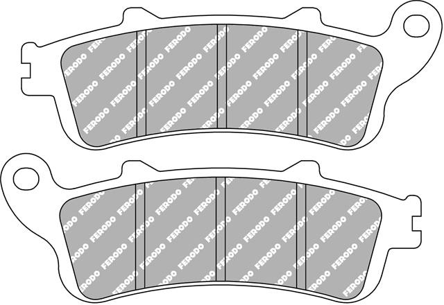 Imagine pentru produsul „SET PLACUTE FRANA ECO FRICTION - FERODO RACING"