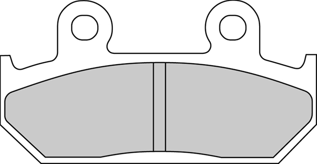 Imagine pentru produsul „SET PLACUTE FRANA ORGANICE - FERODO RACING"