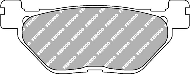 Imagine pentru produsul „SET PLACUTE FRANA ORGANICE - FERODO RACING"