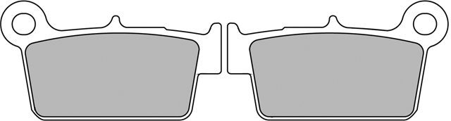 Imagine pentru produsul „SET PLACUTE FRANA ORGANICE - FERODO RACING"