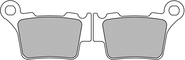 SET PLACUTE FRANA SINTERIZATE OFF ROAD - FERODO RACING