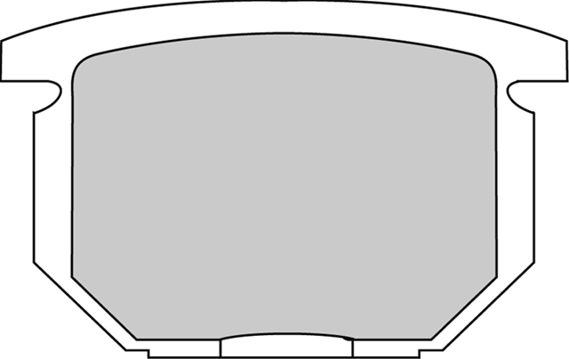 Imagine pentru produsul „SET PLACUTE FRANA ORGANICE - FERODO RACING"