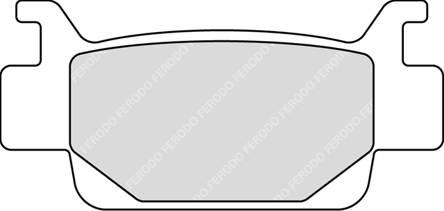 Imagine pentru produsul „SET PLACUTE FRANA SINRIZATE OFF ROAD - FERODO RACING"