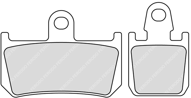 Imagine pentru produsul „SET PLACUTE FRANA SINTERIZATE - FERODO RACING"